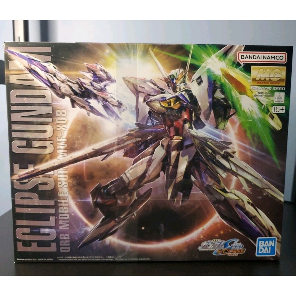 Bandai MG 1/100 Eclipse Gundam MVF-X08 Gundam SEED Model Kit New